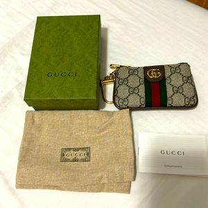 AUTHENTIC GUCCI OPHIDIA KEY CASE